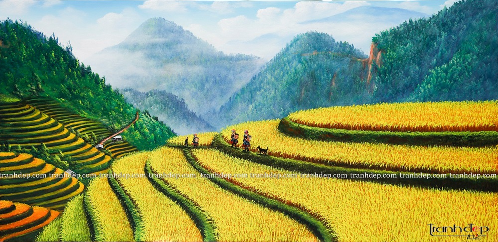 Ruộng bậc thang Kiệt tác của những họa sĩ chân đất  Đăng trên báo Bắc  Giang