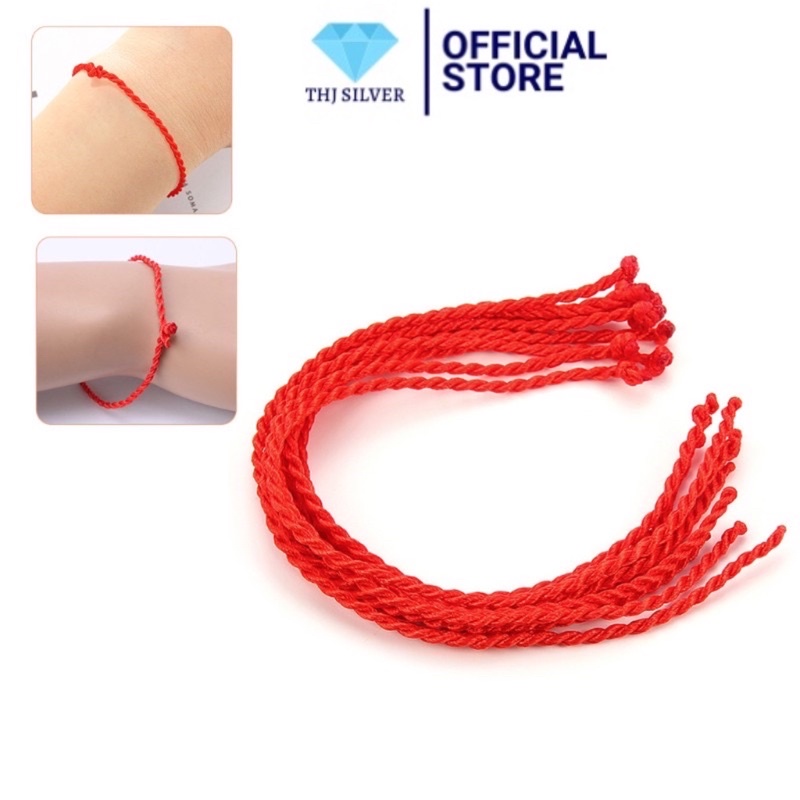Chỉ đỏ trơn may mắn tài lộc