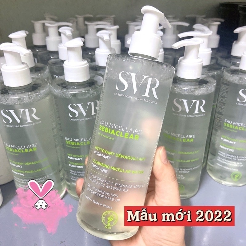 [Đủ bill - Freeship] Nước tẩy trang SVR Sebiaclear Eau Micellaire 400ml