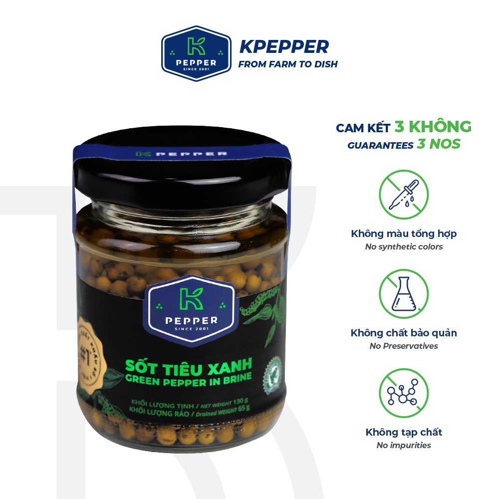 Sốt tiêu xanh K Pepper 130g