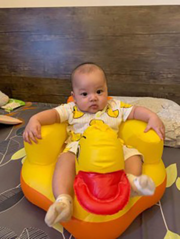 Ghế hơi tập ngồi Vịt