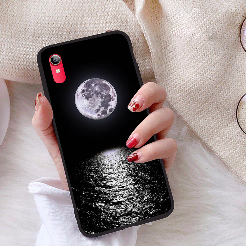 Ốp lưng iCase dành cho Vivo Y1S viền dẻo TPU BST Vầng Trăng Lung Linh