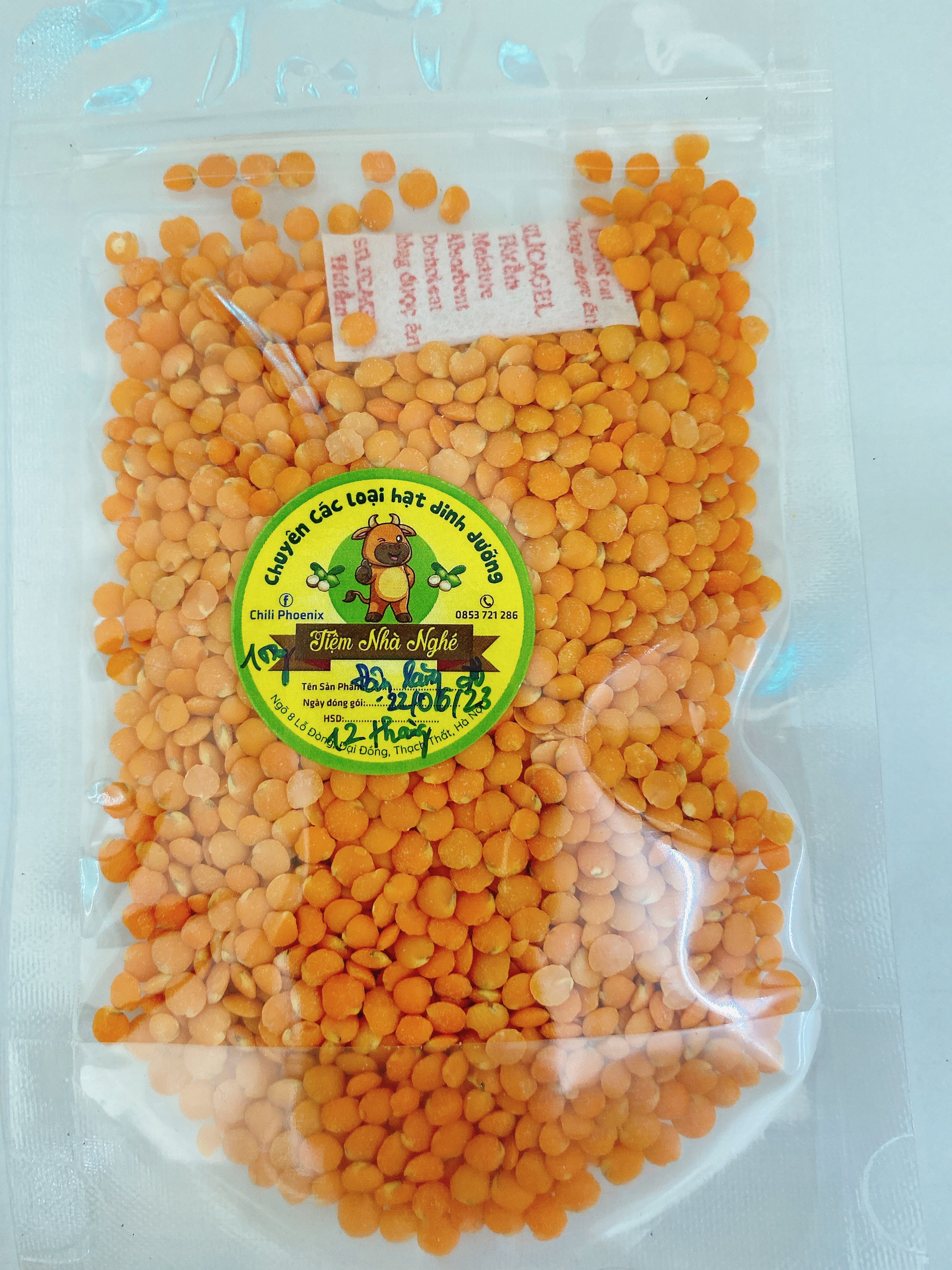 Đậu lăng đỏ hữu cơ nhập khẩu làm sữa hạt, nấu súp