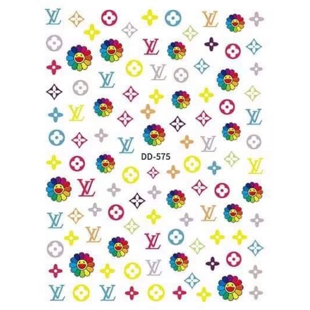 Sticker nail,hình dán móng các thương hiệu trang trí móng