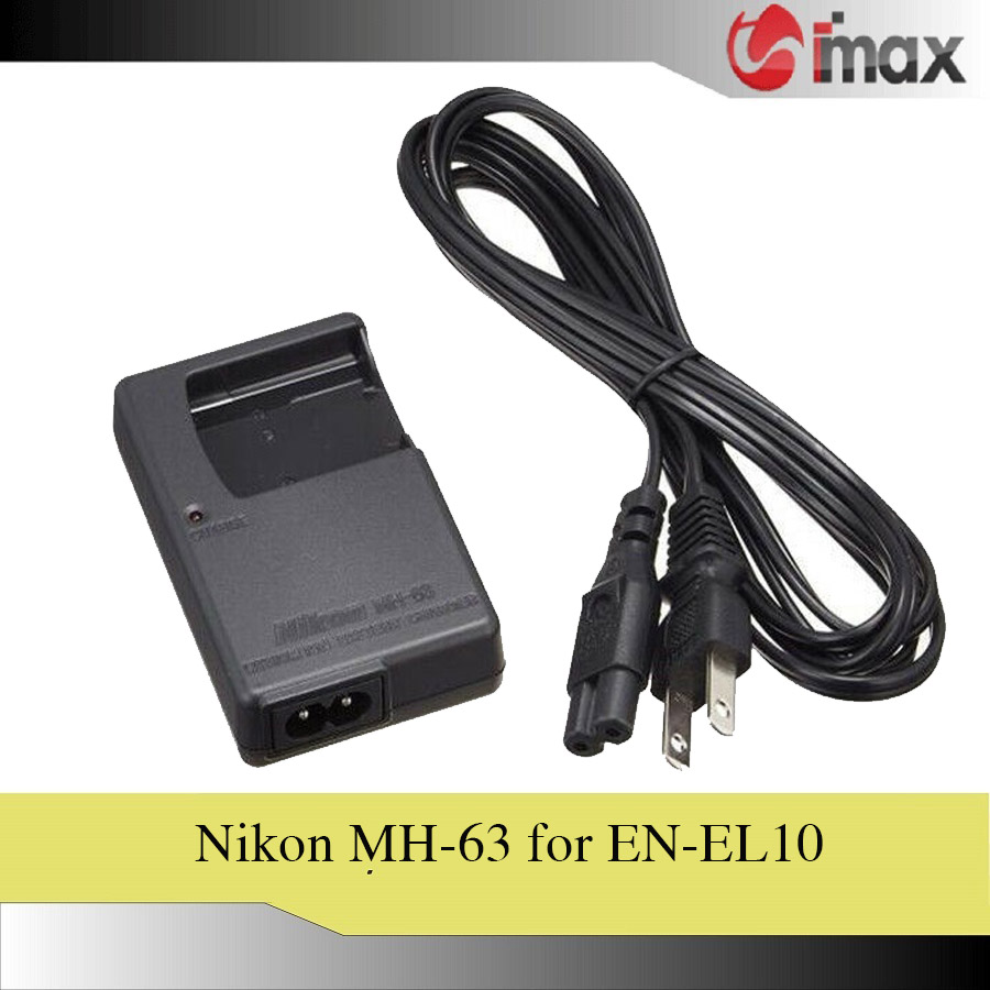Sạc máy ảnh Nikon MH-63 (cho pin EN-EL10) - Hàng nhập khẩu