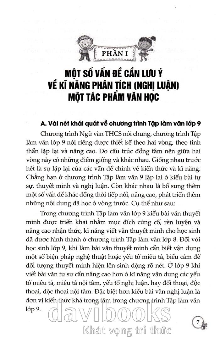 Rèn kỹ năng phân tích tác phẩm Ngữ văn 9