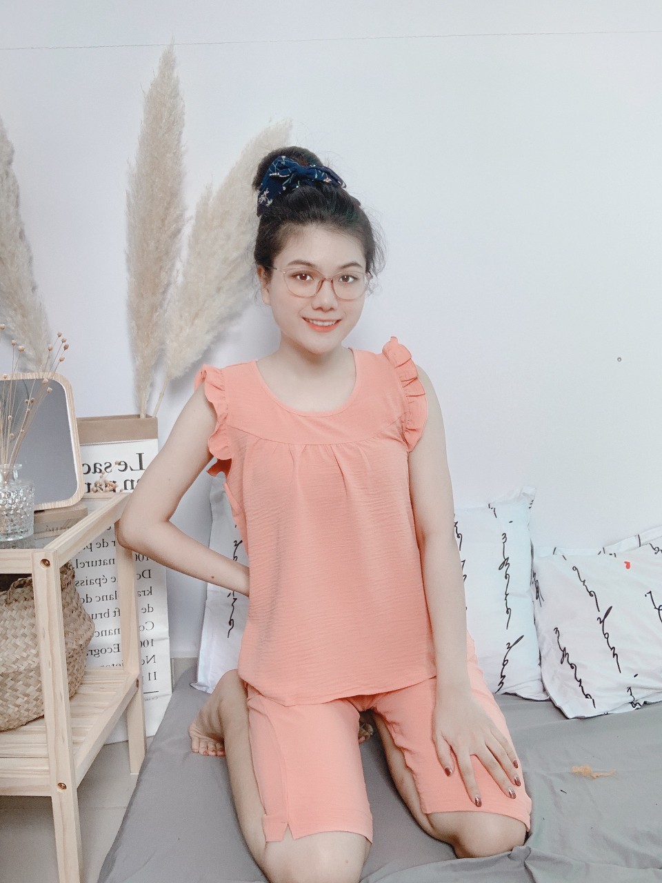 [HCM]bộ lửng trơn vải đũi cbs3013 cubis shop