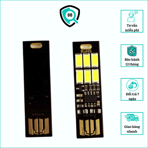 Đèn led cảm ứng cắm cổng usb siêu mini