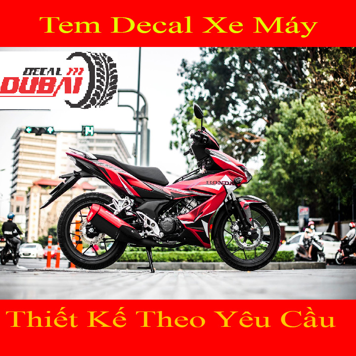 Tem Trùm Dán Winner X Đỏ Bạc Nhám