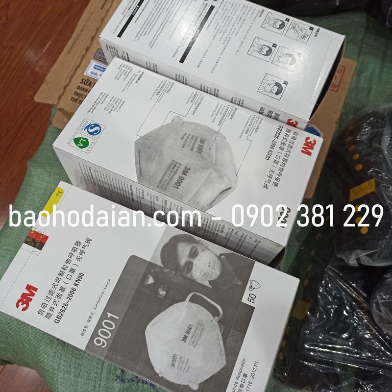 Khẩu trang 3M 9001 chống bụi, phòng độc (hộp 50 cái)