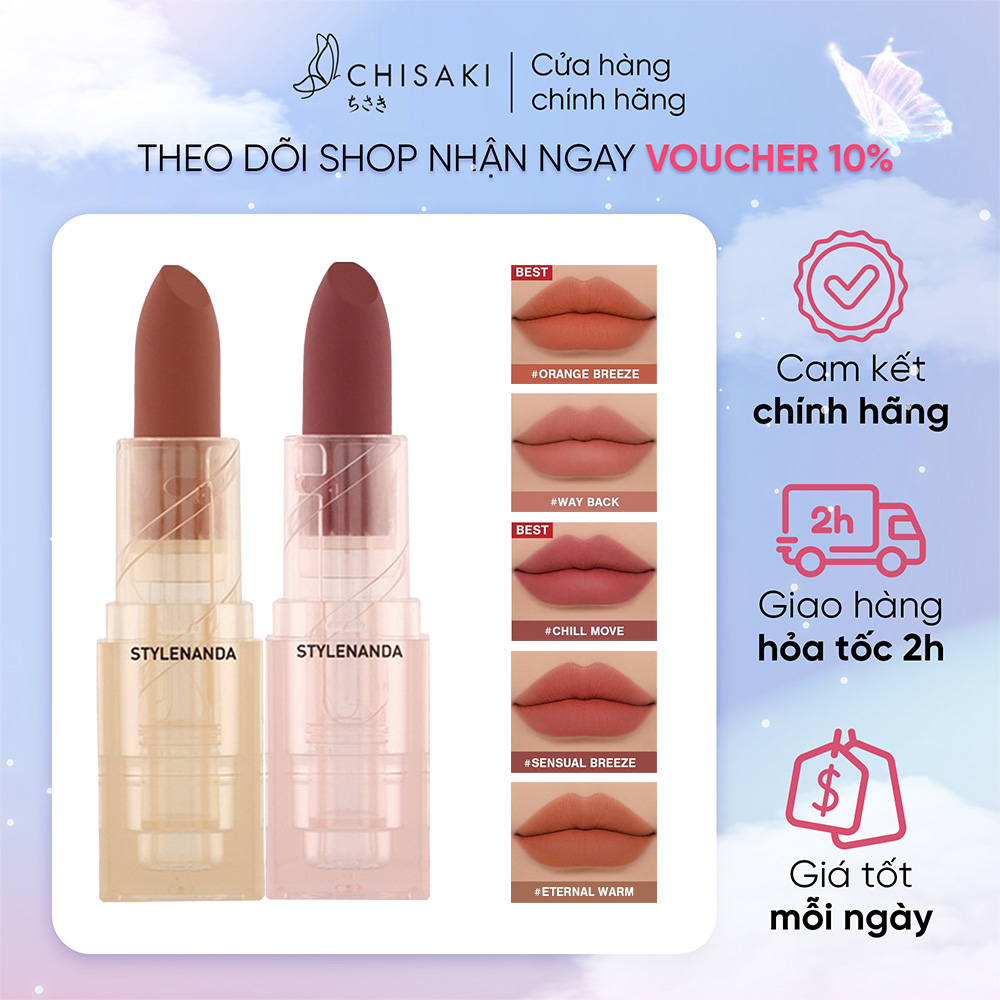 3CE Soft Matte Lipstick - Deep Under More Deep Version 3.5g