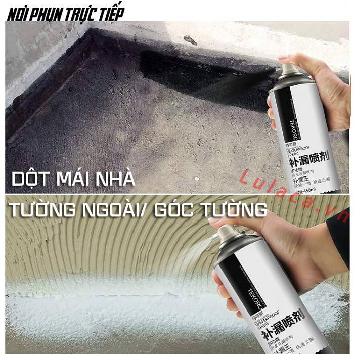 Chai xịt chống thấm rò rỉ nước Tekoro 450ml