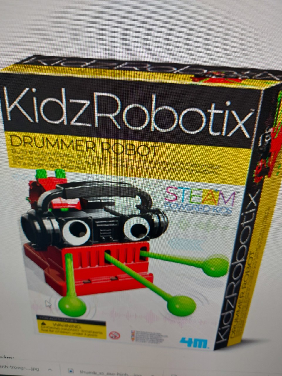 Đồ chơi Robot đánh trống - 4M 03442