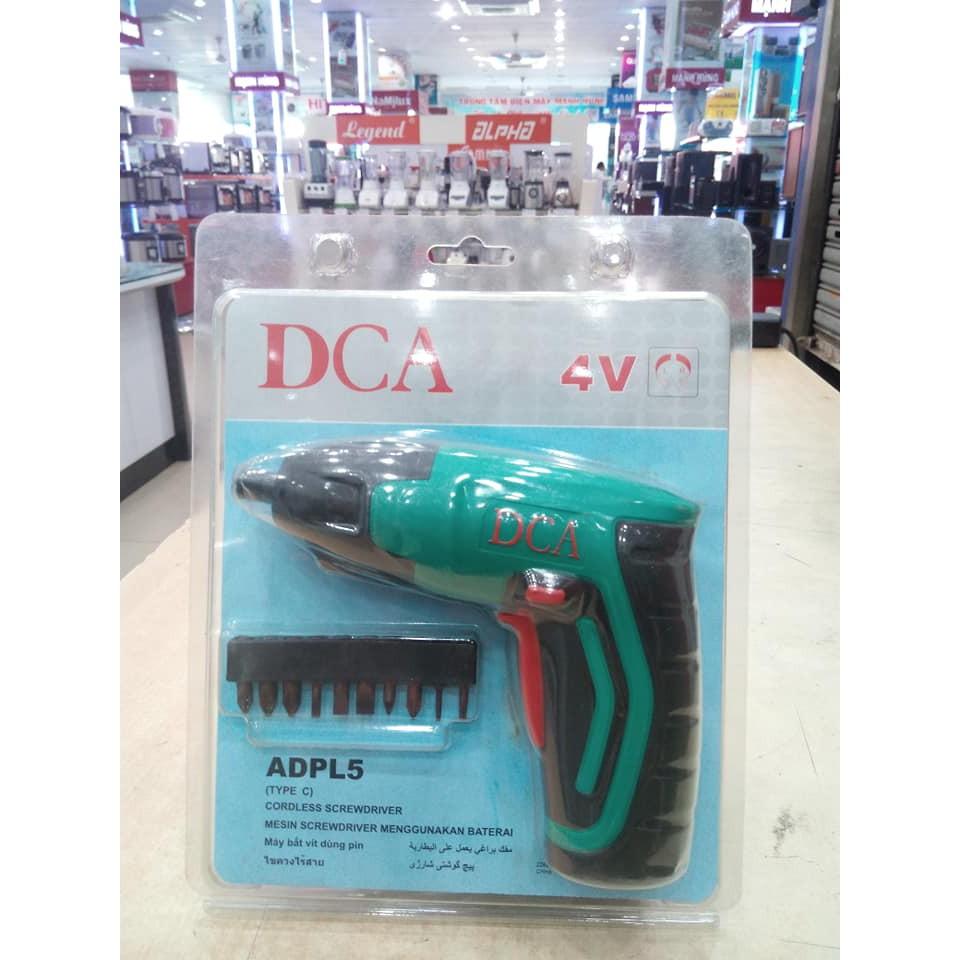 Máy vặn vít 4V dùng pin DCA ADPL5 POL-FF-5 (Xanh)