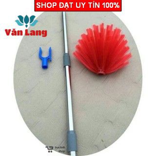 Chổi quét mạng nhện 2in1 cán rút