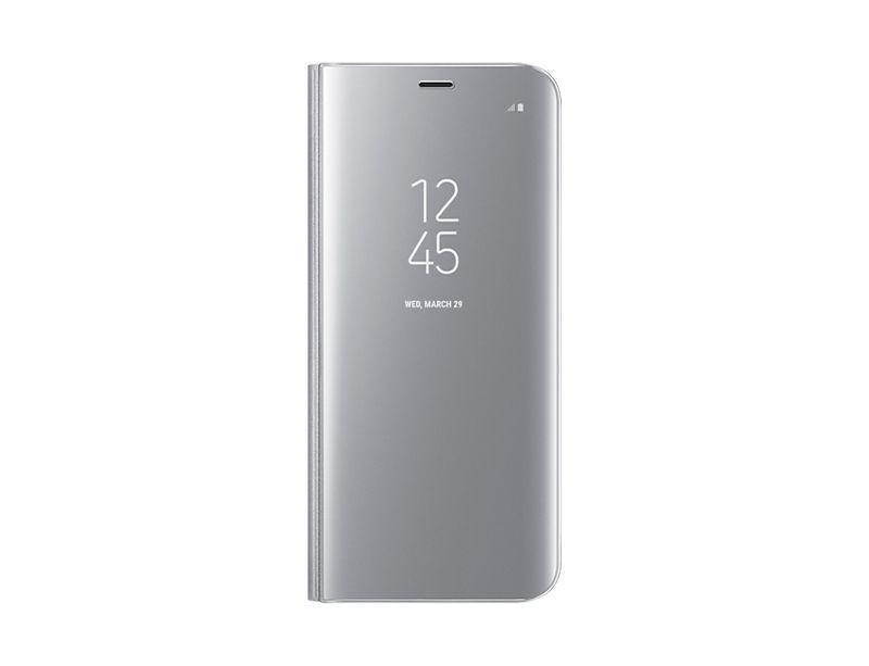 Bao da clear view galaxy S8 Nobox màu bạc