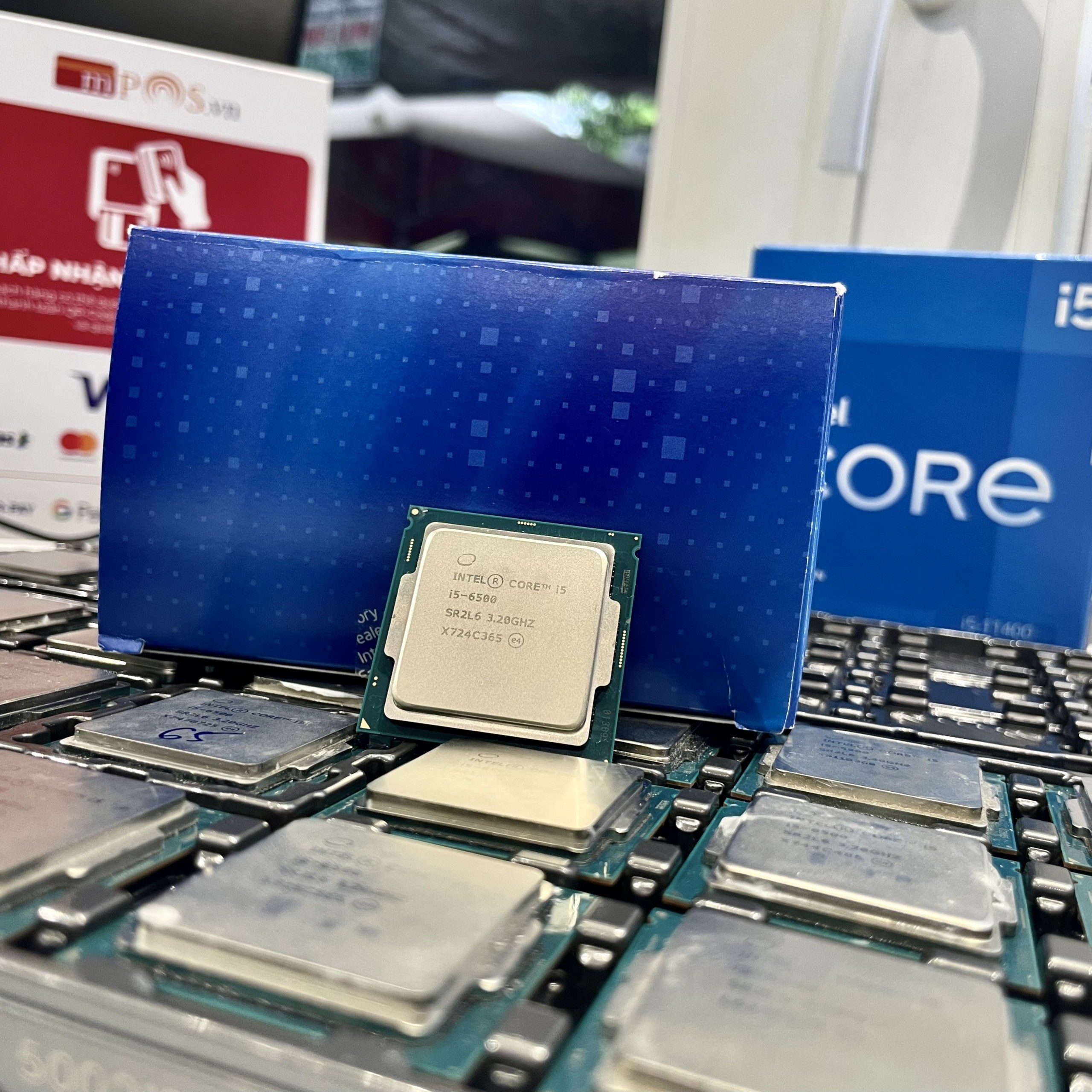 Bộ vi xử lý Intel CPU Core i5-6500 3.20GHz ,65w 4 lõi 4 luồng, 6MB Cache Socket Intel LGA 1151. Hàng tháo máy