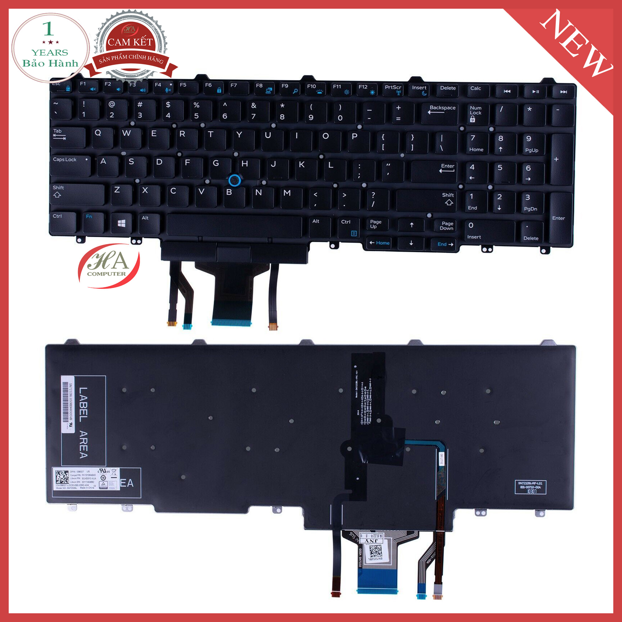 Keyboard dell Precision 7710