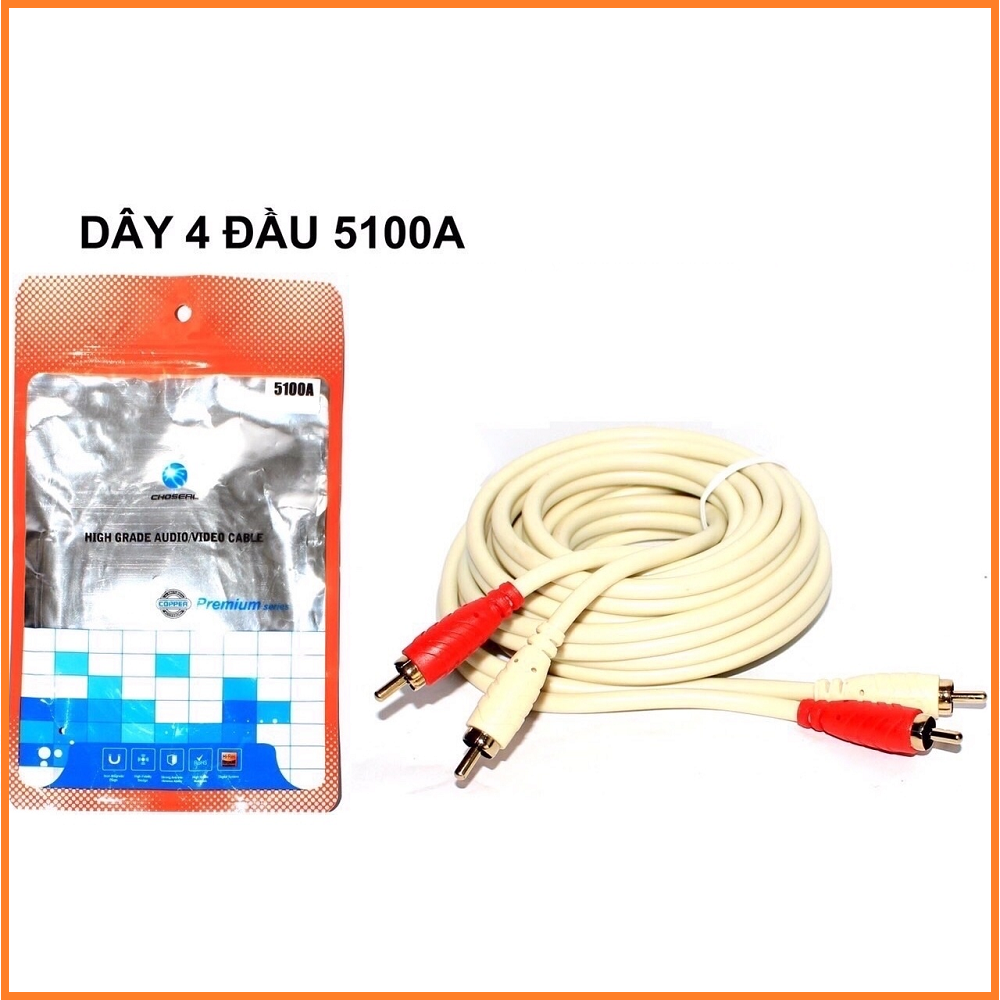 Dây AV 2 Đầu Cao Cấp Dài 10m