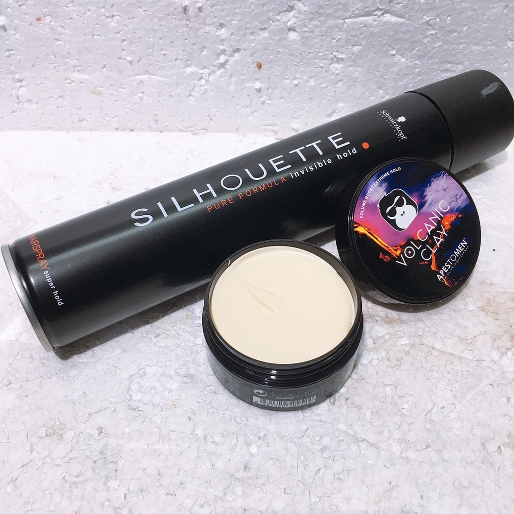 Combo Gôm Sáp Keo Xịt Tóc Luxurious Và Sáp Clay