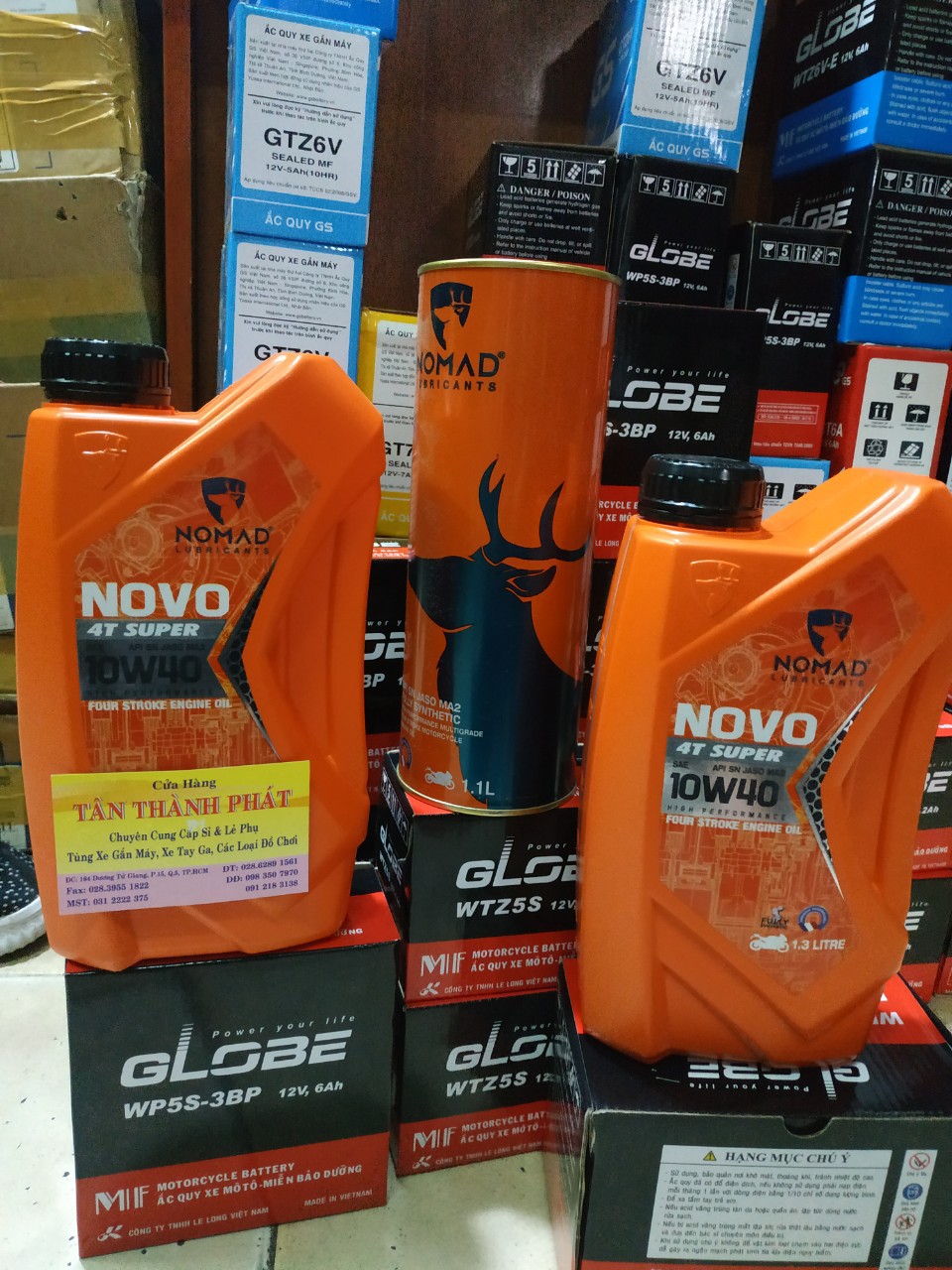 Nhớt Nomadas 1L3 dành cho xe côn tay