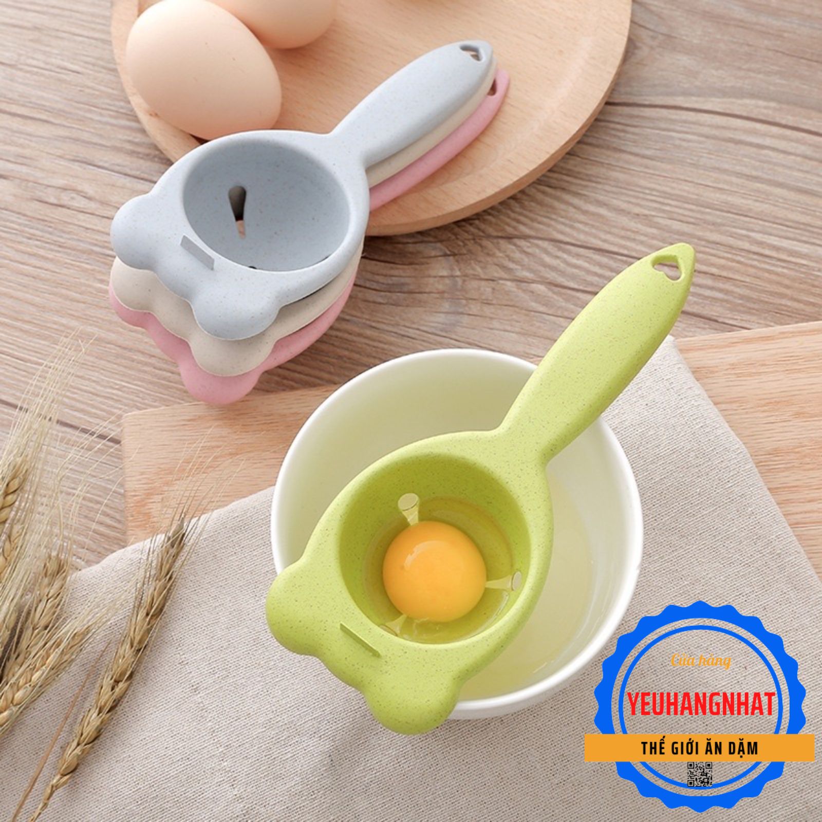 DỤNG CỤ TÁCH LÒNG ĐỎ TRỨNG LÀM TỪ LÚA MẠCH