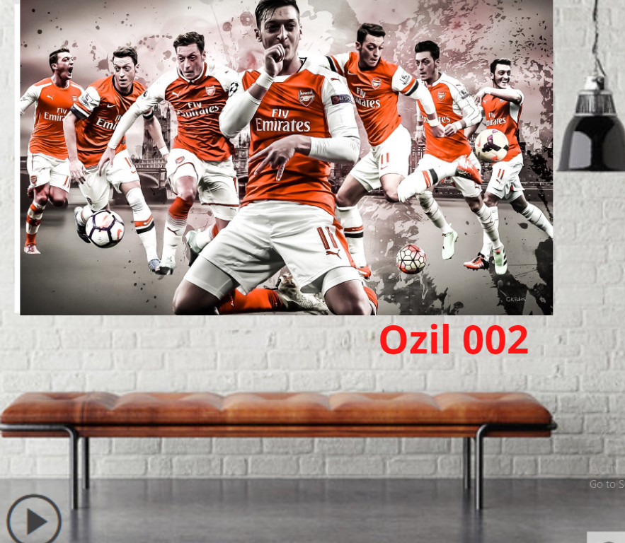 Decal Poster dán tường Ozil  cực đẹp dễ sử dụng - LiDO Sports