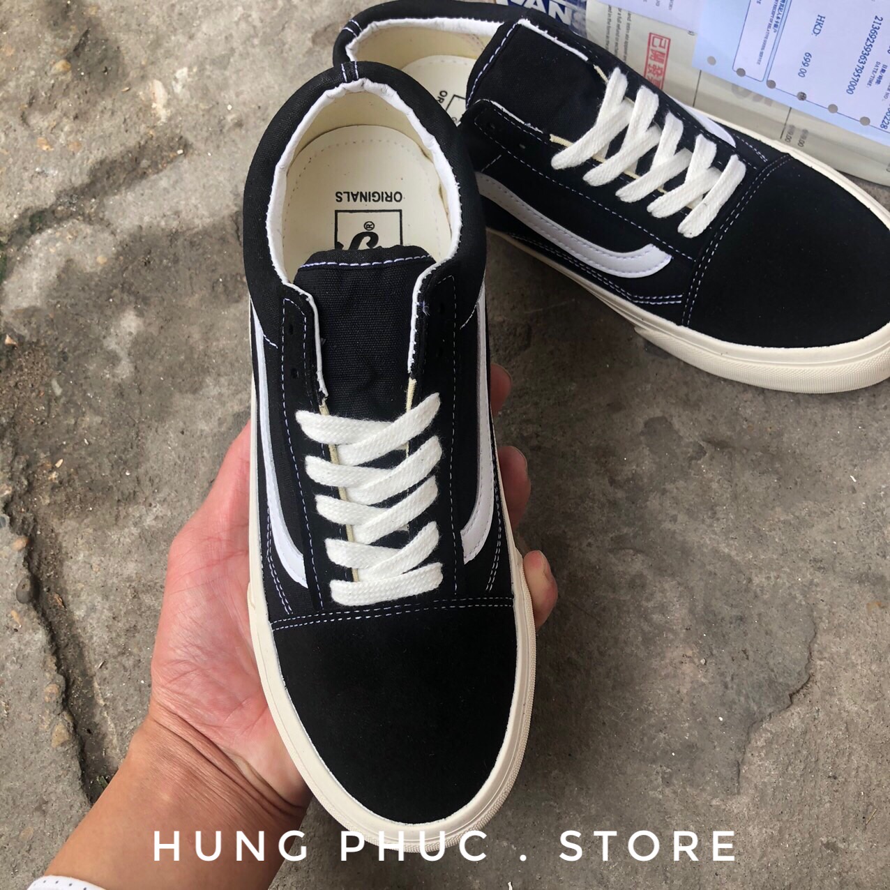 GIÀY VANS VAULT ĐEN 11(Full box + Bill)