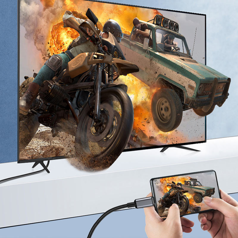 Bộ chuyển đổi Hoco HB21 đầu Type-C sang HDMI dài 15cm