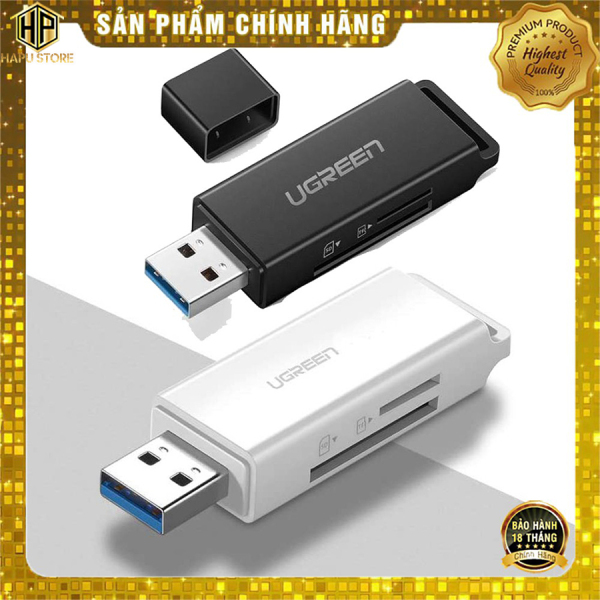 Bảng giá Đầu đọc thẻ nhớ SD/TF cổng USB 3.0 Ugreen 40752 - 40753  - HapuStore Phong Vũ