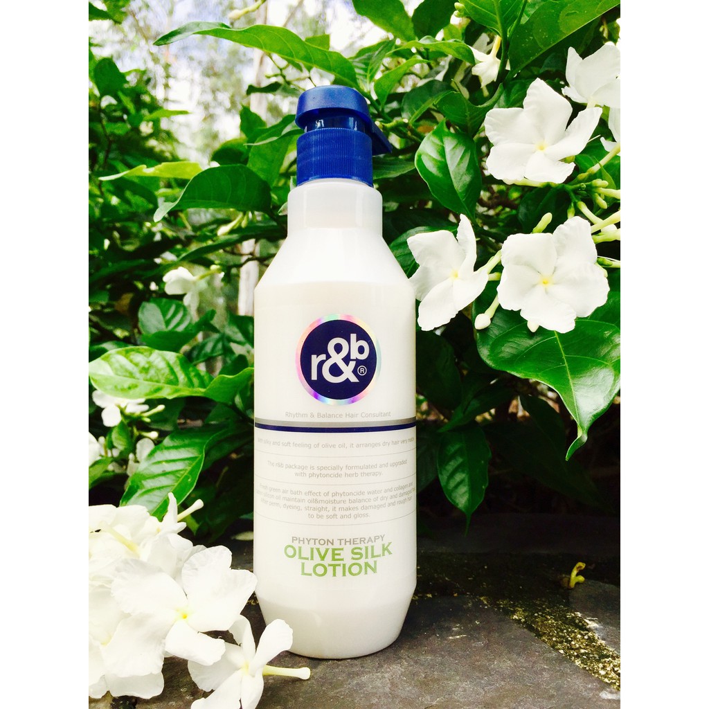 Dầu dưỡng tạo kiểu tóc R&B Olive Silk Lotion 450ml
