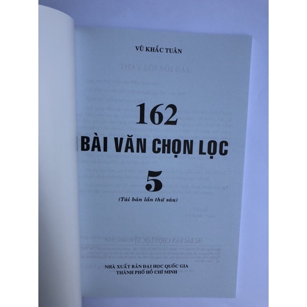 Sách - 162 Bài Văn Chọn Lọc Lớp 5