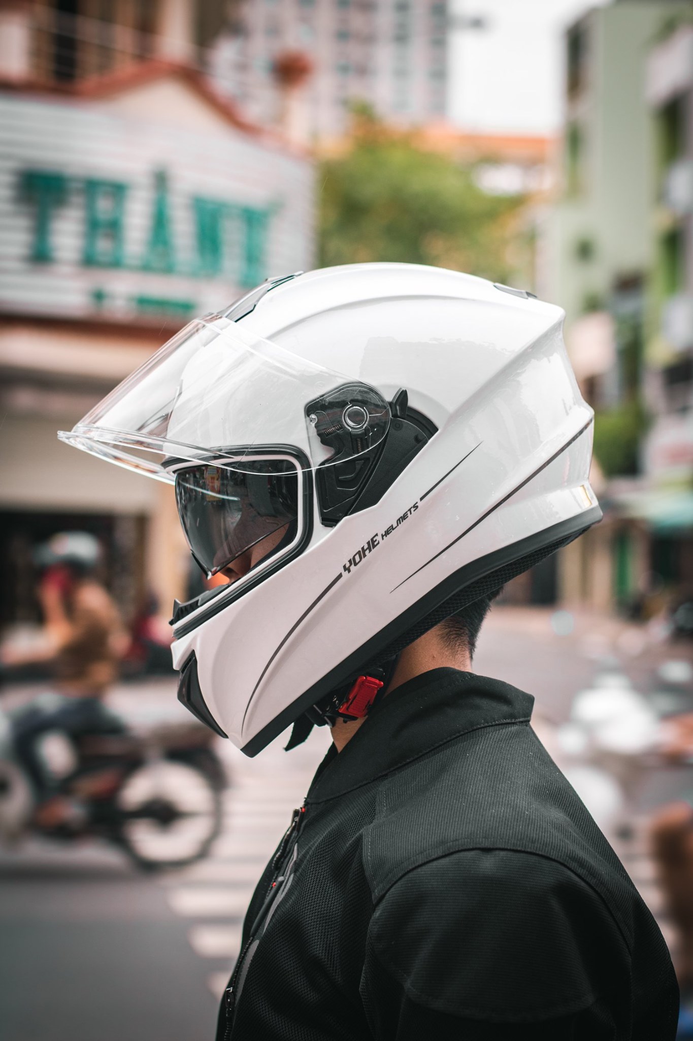 [CHÍNH HÃNG] MŨ BẢO HIỂM FULLFACE YOHE 981 TRẮNG