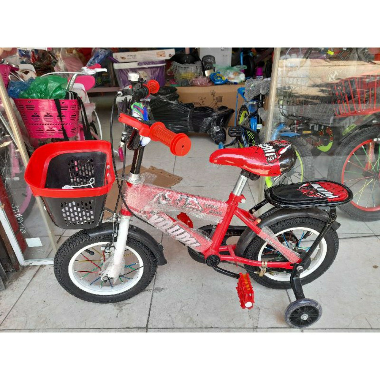 XE ĐẠP DÀNH CHO BÉ TRAI TỪ 4-7TUỔI SIZE 16 INCH.