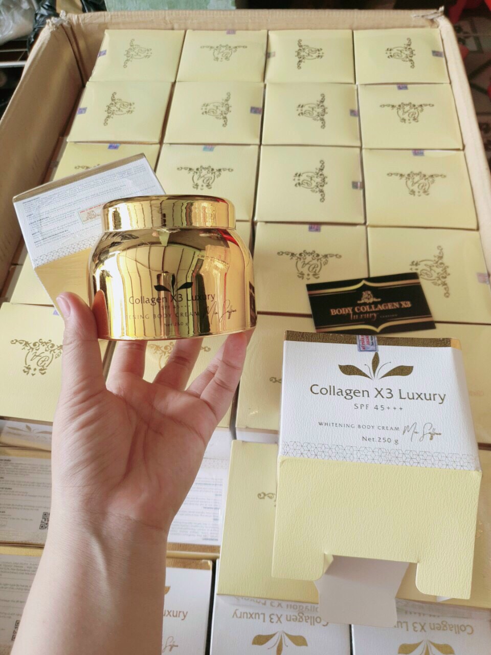 Kem Body Collagen X3 Luxury Chính hãng