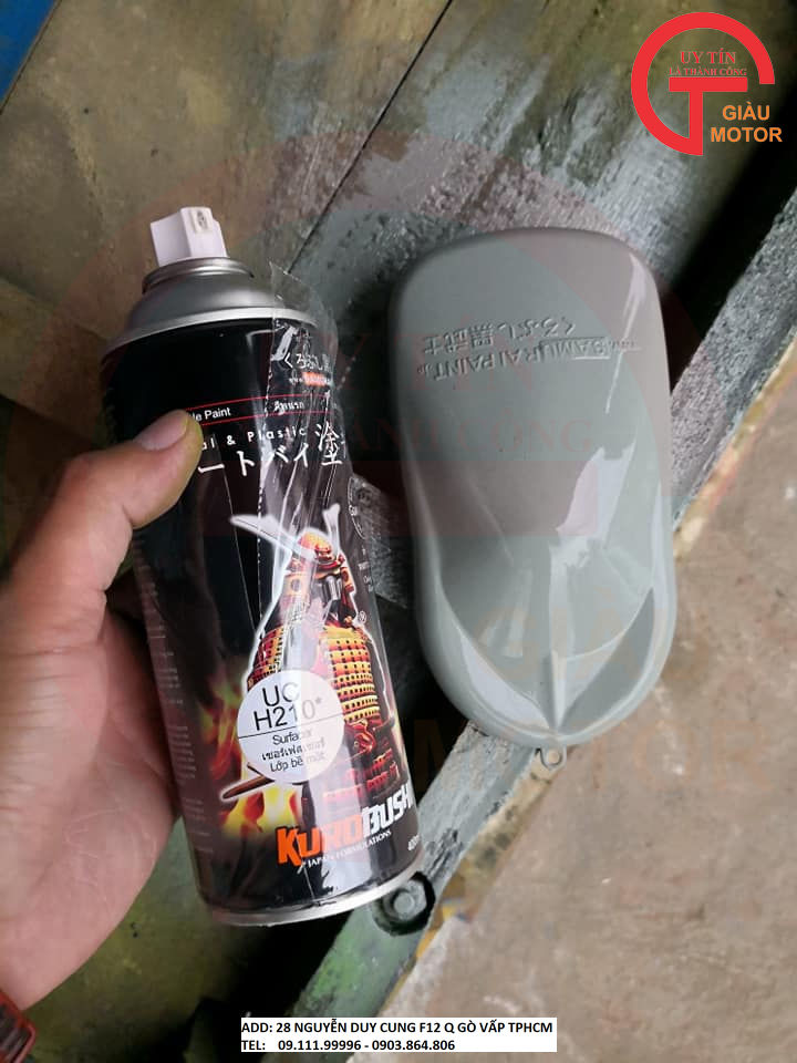 Chai sơn lót sơn xe máy Samurai UCH210 1 thành phần  Surfacer