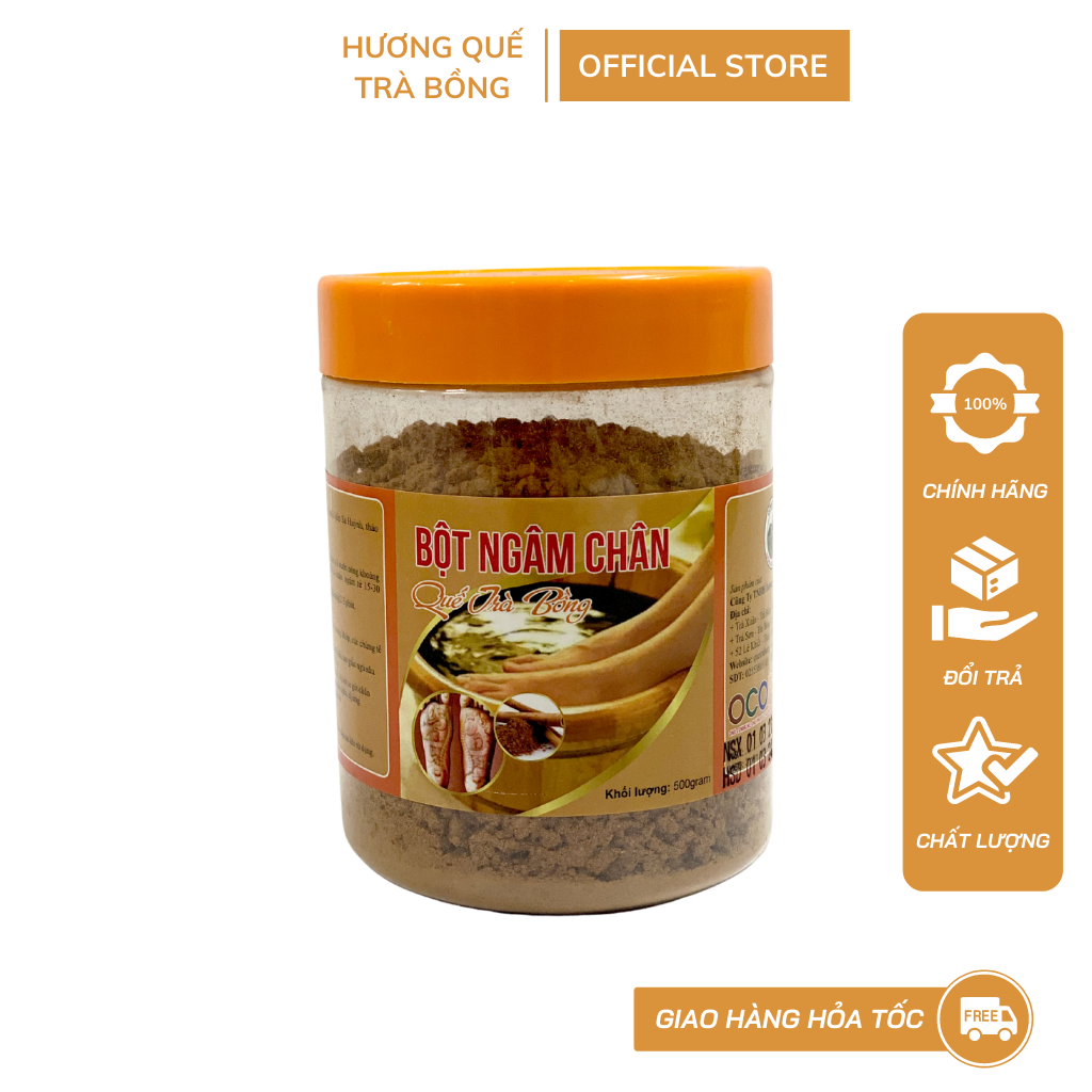 Bột Quế Ngâm Chân Hương Quế Trà Bồng 500Gram
