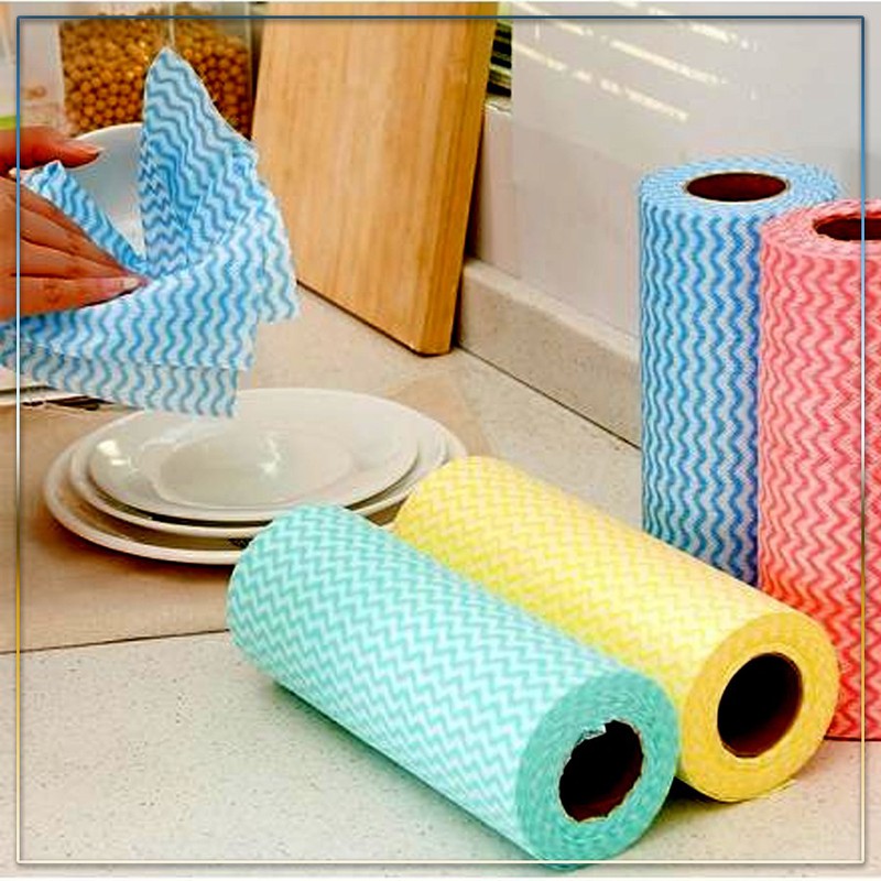 [Hoàn Tiền 10%] Cuộn khăn giấy lau bếp đa năng 50 tờ BH692