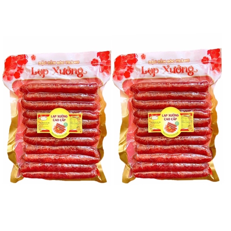 [HCM]1KG LẠP XƯỞNG TÔM THƯỢNG HẠNG - COMBO 2 BỊCH (20 CÂY)