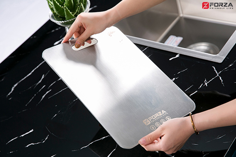 [An Toàn Tuyệt Đối] Thớt inox cao cấp 304-Chống nấm mốc - trọn đời không gỉ sét-Thớt Kháng Khuẩn Chống Mùi, Siêu Xịn Bền Chắc, Dễ Dàng Sử Dụng