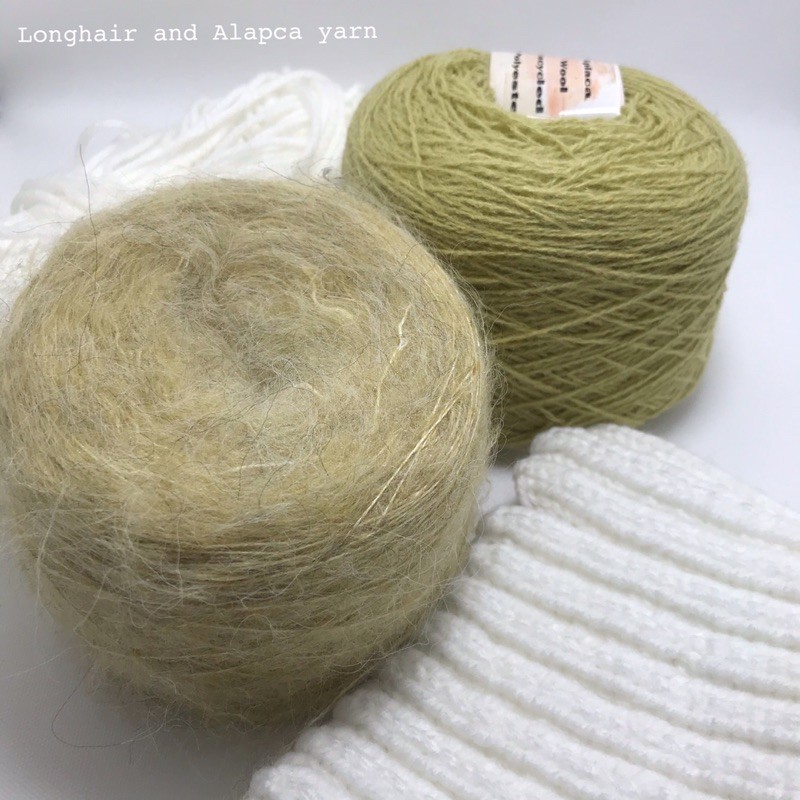 Longhair cuộn 100gr Len Mohair dài