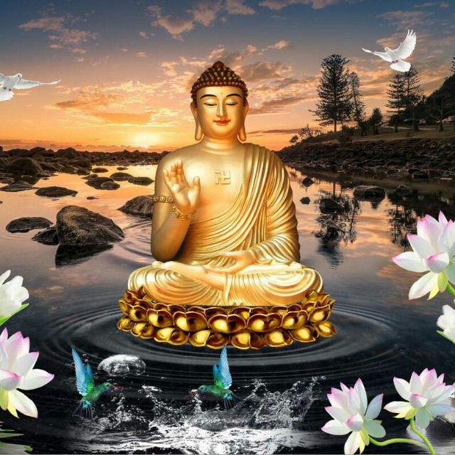 Tranh dán tường 3D keo sẵn