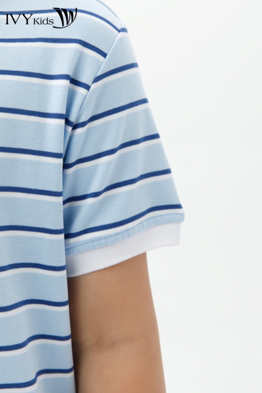 [CHỈ 15.1 - MUA 3 GIẢM THÊM 15%] Áo polo kẻ ngang IVY moda MS 57K1483