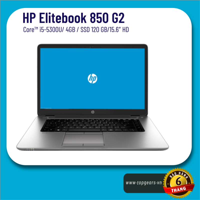 Bảng giá Máy tính xách tay HP Elitebook 850 G2 I5-5300U/4G/120G SSD/15.6 [Lỗi đổi mới trong 15 ngày], Laptop HP, HP Elitebook, 450 G2, Laptop giá rẻ, Laptop cũ, Máy tính xách tay Phong Vũ