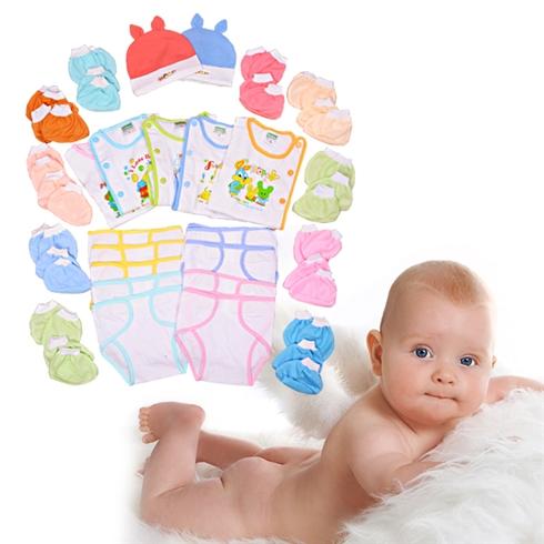 [HCM] combo 37 Món Đồ Dùng cotton Dành Cho Bé Sơ Sinh Cao Cấp