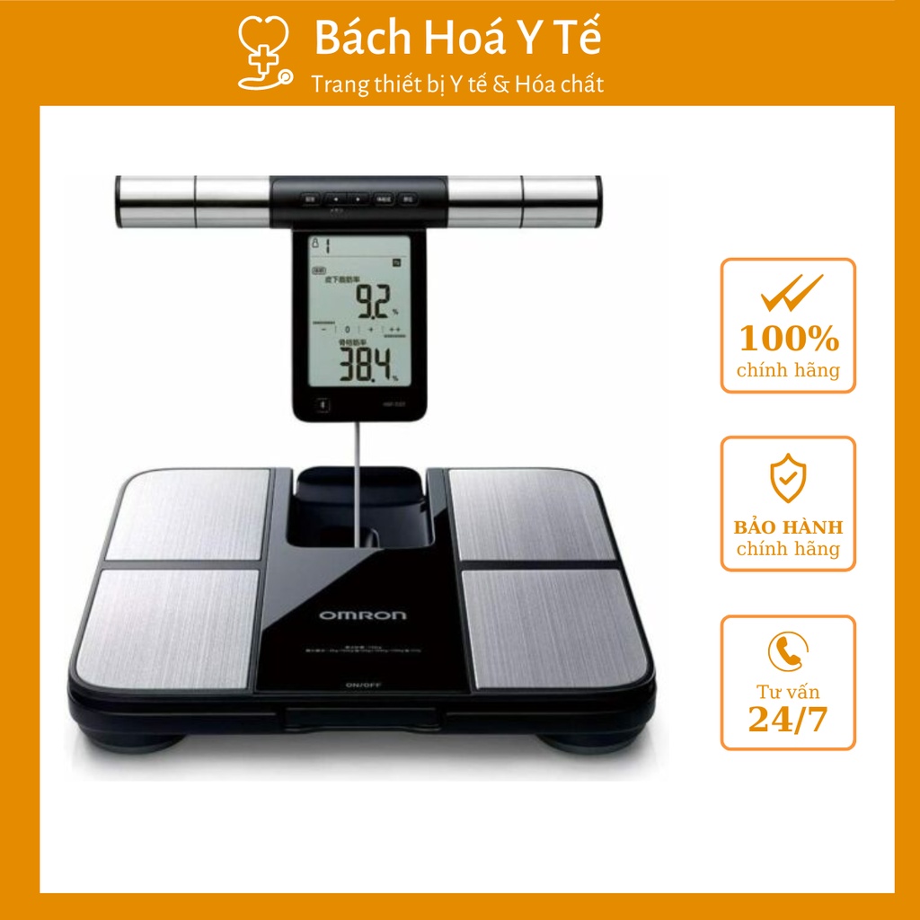 Cân đo lượng mỡ Omron, HBF-702T, BH 2 năm
