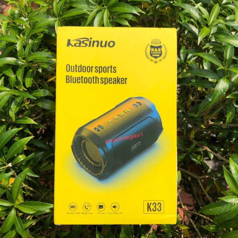 Loa Bluetooth Kasinuo K33 công suất 5W pin trâu
