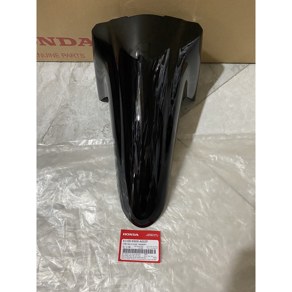Chắn bùn A trước Wave 110 màu đen