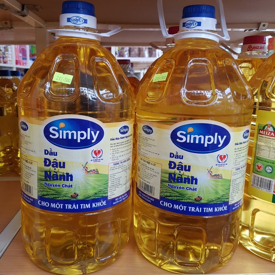 Dầu Đậu Nành Simply (5L / Chai)