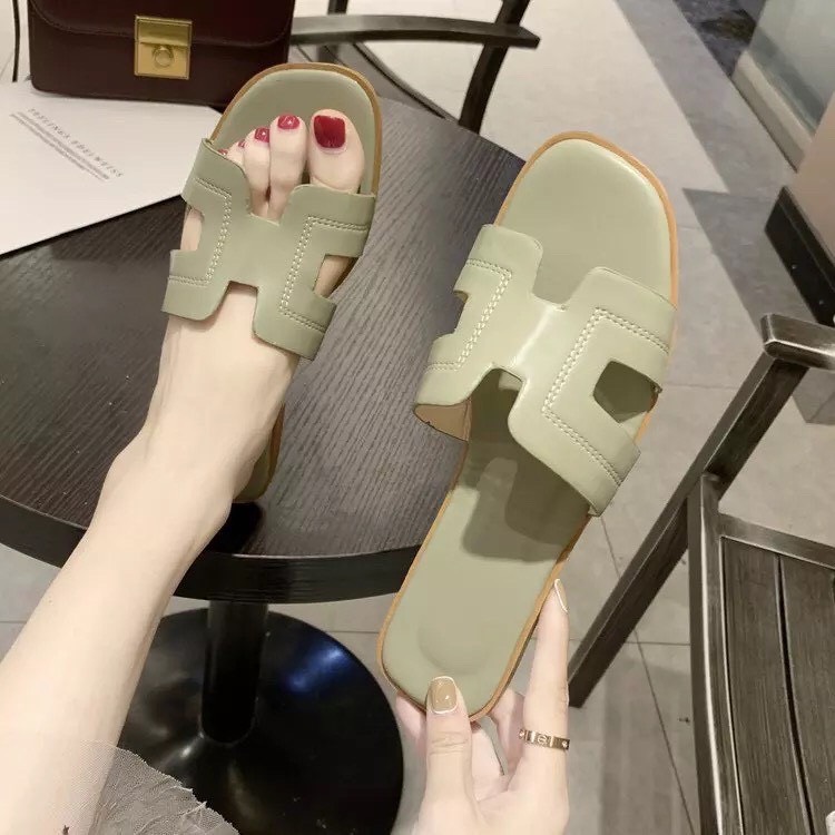 Dép lê chữ H 7 màu Pastel siêu HOT